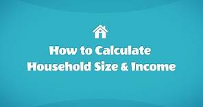How to Calculate Household Size and Income