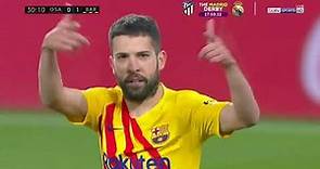 Jordi Alba scores a stunning goal after a great pass from Messi