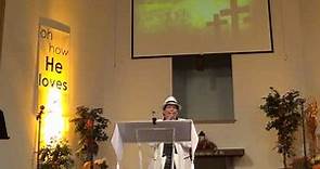 Debbie Dobson singing at Stone Hill Bible 11/17/13