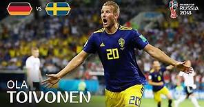 Ola TOIVONEN Goal - Germany v Sweden - MATCH 27
