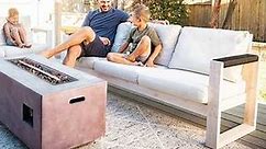 DIY Outdoor Patio Sofa (2x4's & ikea cushions)