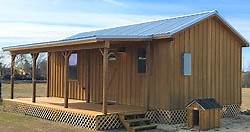 16' Portable Prebuilt Finished & Unfinished Cabins | Deer Creek Structures