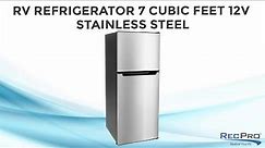 RV Refrigerator 7 CuFt 12V Stainless Steel