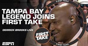 Former Buccaneers LB Derrick Brooks joins Stephen A. and Michael Irvin | First Take