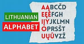 Learn Lithuanian ALPHABET in 120 Seconds!
