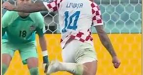Marko Livaja gives Croatia the lead! 🥵 #shorts #croatia #worldcup