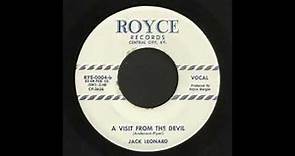 Jack Leonard - A Visit From The Devil - Country Bop 45