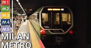 [4K] 🇮🇹 Milan Metro - All The Lines / 🇮🇹 Metro di Milano - Tutte Le Linee (2023)