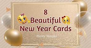 8 New Year Card Ideas / Happy New Year Greeting Cards Making / How to Make New Year Card / Handmade