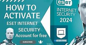 How to Activate eset internet security | Enable Smart Antivirus protection 2024 | Antivirus software