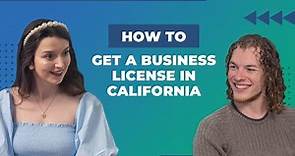 How to Get a Business License In California