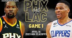 Phoenix Suns vs LA Clippers Full Game 1 Highlights | Apr 16 | 2023 NBA Playoffs
