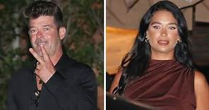 Robin Thicke And April Love Geary Get A Break From The Kids For A Fun Night Out