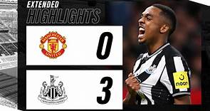 Manchester United 0 Newcastle United 3 | Carabao Cup Highlights