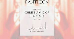 Christian X of Denmark Biography - King of Denmark (1912–1947) and Iceland (1918–1944)