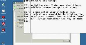 How to configure wireless internet on Windows XP