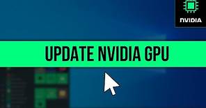 How to Update NVIDIA Graphics Card Drivers on Windows 10