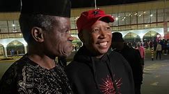 Julius Malema arrive in Kenya & meets PLO Lumumba ahead of Pan African Institute Launch.