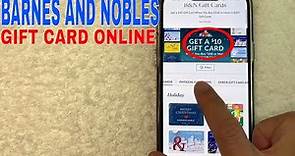 ✅ How To Buy Barnes And Noble Gift Card Online 🔴