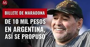 ¿Querían la imagen de Maradona en un billete en Argentina?