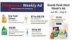 Walgreens Weekly Ad Preview 7/30 - 8/5