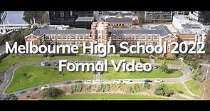 Melbourne High School 2022 Formal Video