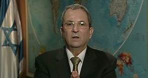 Israeli Defense Minister Ehud Barak on settlements
