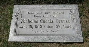 Actor Nick Cravat Grave Valhalla Memorial Park North Hollywood California USA September 7, 2023