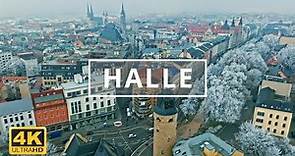Halle (Saale), Germany 🇩🇪 | 4K Drone Footage (With Subtitles)