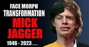 Mick Jagger - Transformation (Face Morph Evolution 1946 - 2023...)