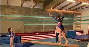 Northwoods Gymnastics uses Panel Mats for Balance Beam