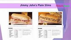 Jimmy Johns menu | Jimmy John's Hours | Jimmy Johns locations & recipe | Jimmy johns near me