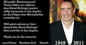 Bernd Eichinger 1949 - 2011 - thank you for the memories