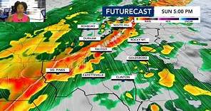 WRAL Weather Alert Day: Severe storms, flooding, isolated tornadoes possible Sunday