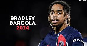 Bradley Barcola 2024 - Magic Skills, Goals & Assists | HD