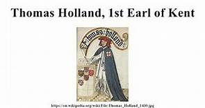 Thomas Holland, 1st Earl of Kent
