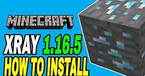 Minecraft How To Install XRAY 1.16.5 (Mod & Texture Pack Versions) Tutorial