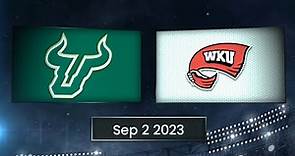 South Florida Bulls vs Western Kentucky Hilltoppers | September, 2nd 2023