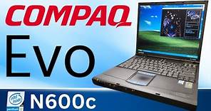 Compaq EVO N600c RETRO Business Laptop from 2002!