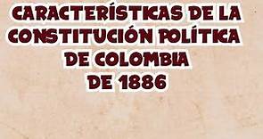 Constitución Política de Colombia de 1886