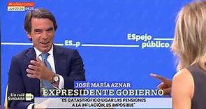 Entrevista de José María Aznar en Espejo Público