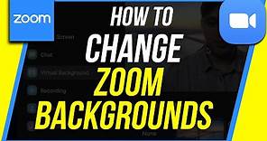 How to Change your Background in Zoom - Zoom Virtual Background