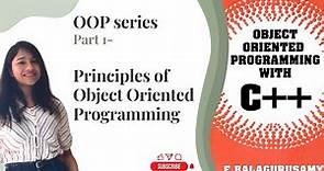 Principles of Object Oriented Programming