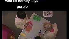 Replying to @ashlipitrowski #barney #barneythedinosaur #purple