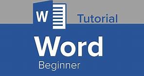 Word Beginner Tutorial