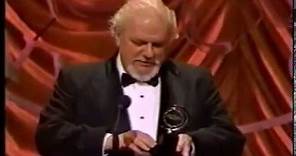 Charles Durning wins 1990 Tony Award for Best Featured Actor in a Play