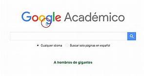 Manual Google Académico (Scholar) paso a paso