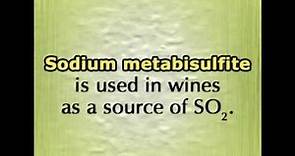 Sodium Metabisulfite Chemical Structure Properties and Uses