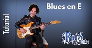 Como Tocar Blues en Guitarra - Blues en Mi (E) - Tutorial