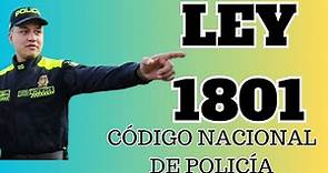 código nacional de policía ley 1801